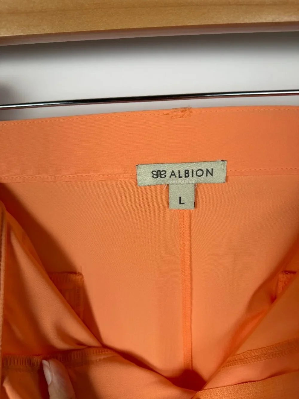 Albion Fit  Peach Clementine Bermuda Shorts